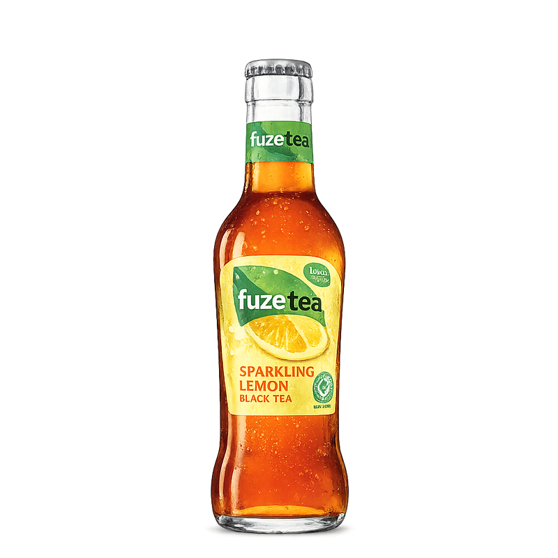 Fuze Tea Black Sparkling - 24 x 20 cl