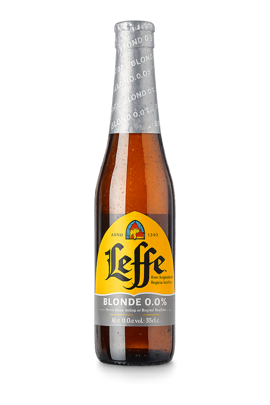 Leffe Blond 0,0% abdijbier - 24 x 33 cl